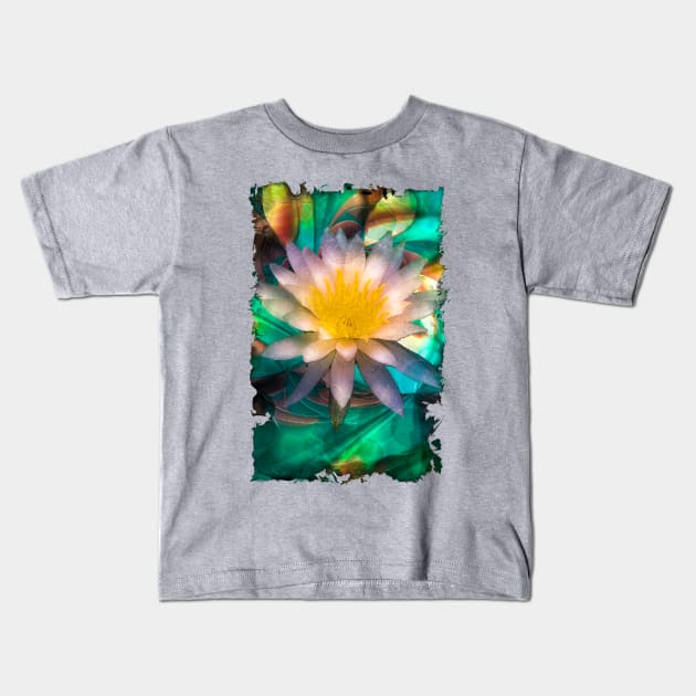 Lotus Water Kids T-Shirt by Arcuedes